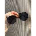 Metal polygon new male personality trend sunglasses female round face net red couple street shooting sunglasses trend