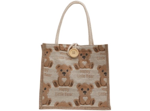 Linen tote bag women's fashion go out linen bag women's 2022 new Korean version of the Western style casual small shoulder bag Linen tote bag women...